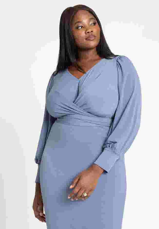 Cross Front Midi Dress image number 3