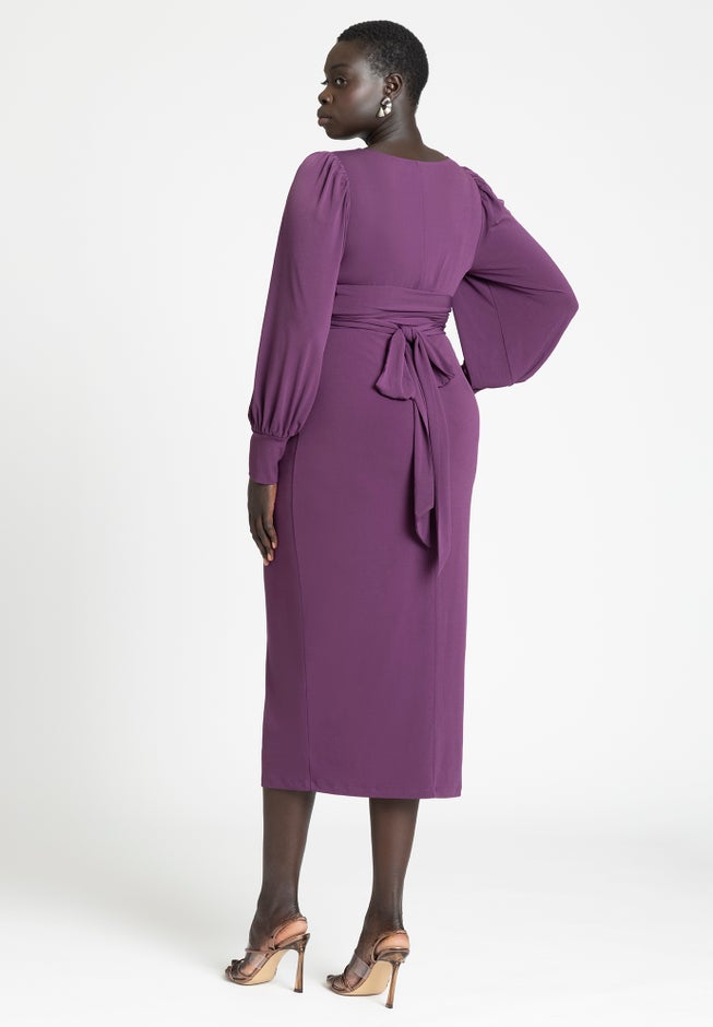 Cross Front Midi Dress image number 1