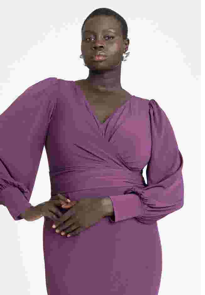 Cross Front Midi Dress image number 2