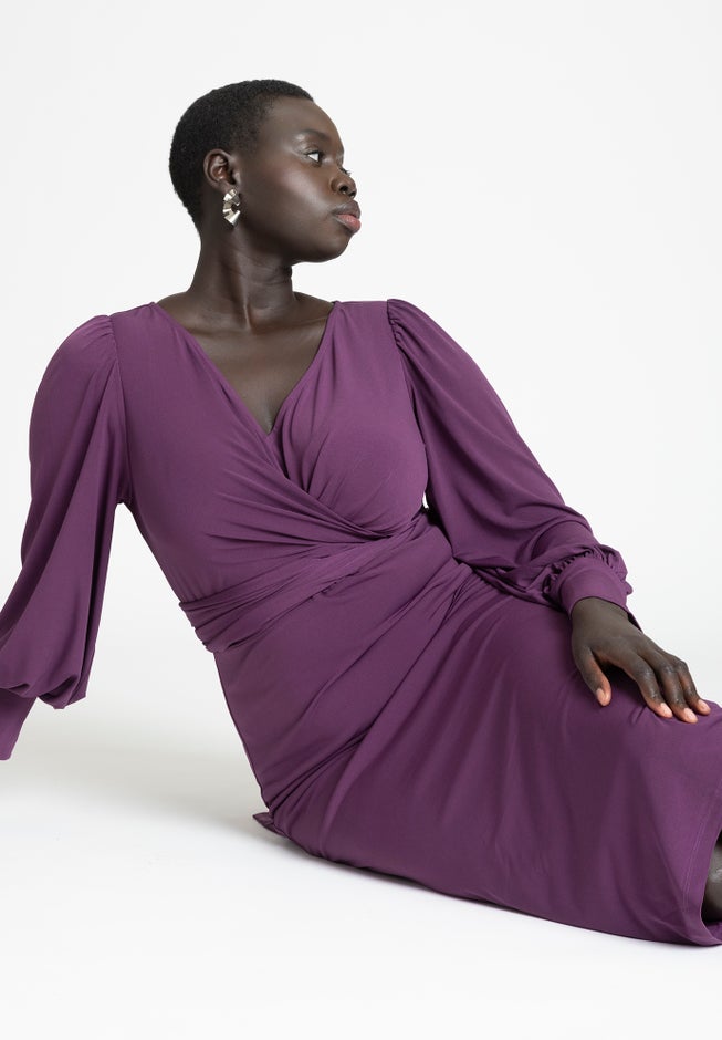 Cross Front Midi Dress image number 3