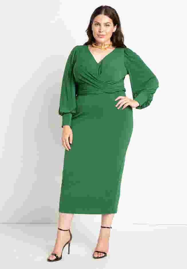 Cross Front Midi Dress image number 0