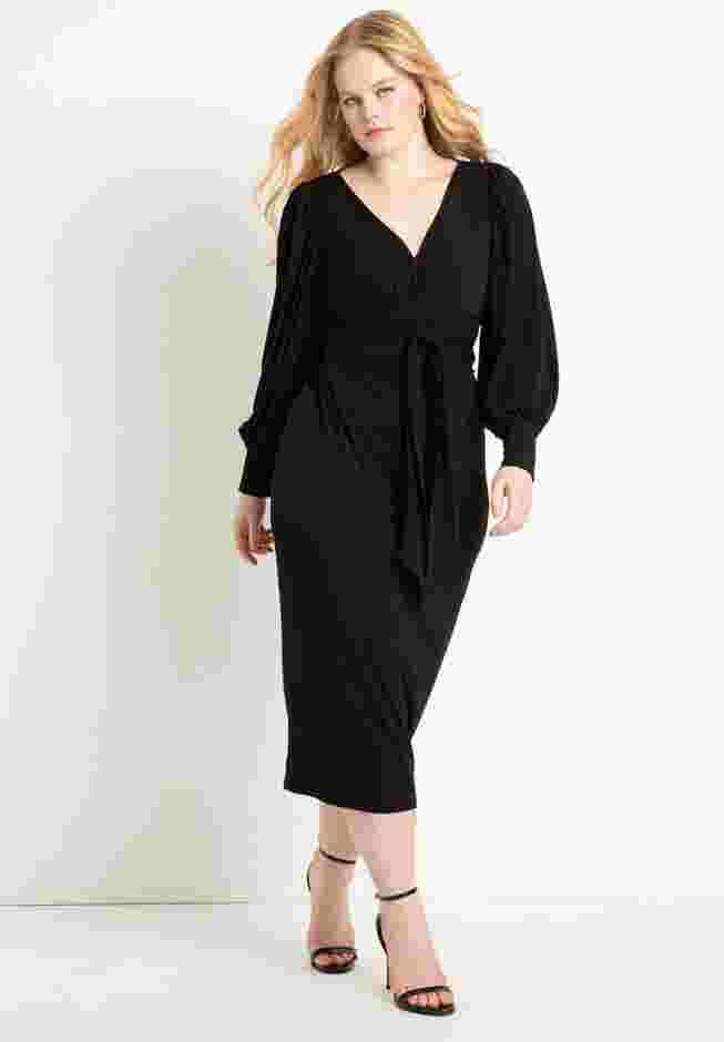 Cross Front Midi Dress image number 0