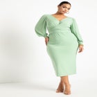 Cross Front Midi Dress image number null