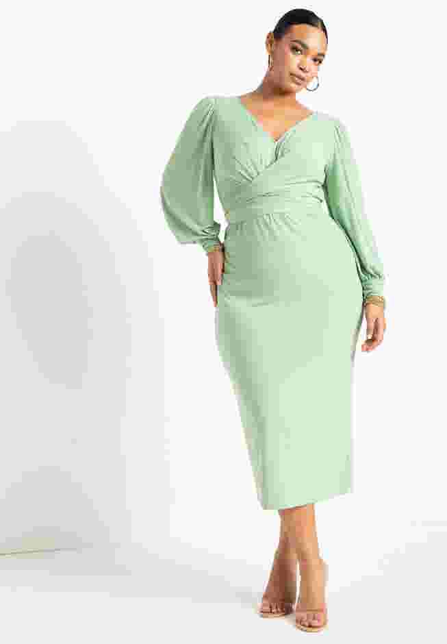 Cross Front Midi Dress image number 0