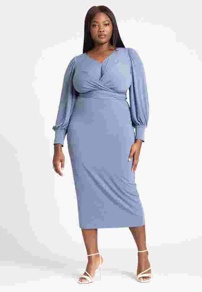 Cross Front Midi Dress image number 0