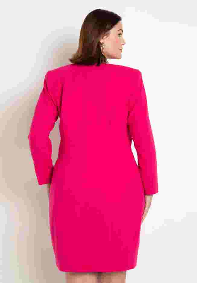 Blazer Dress With Sharp Shoulder image number 2