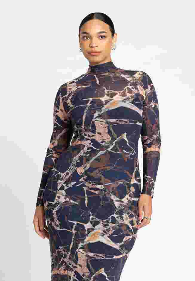 Mesh Midi Dress image number 2
