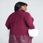 Bell Sleeve Sweater With Keyhole image number null