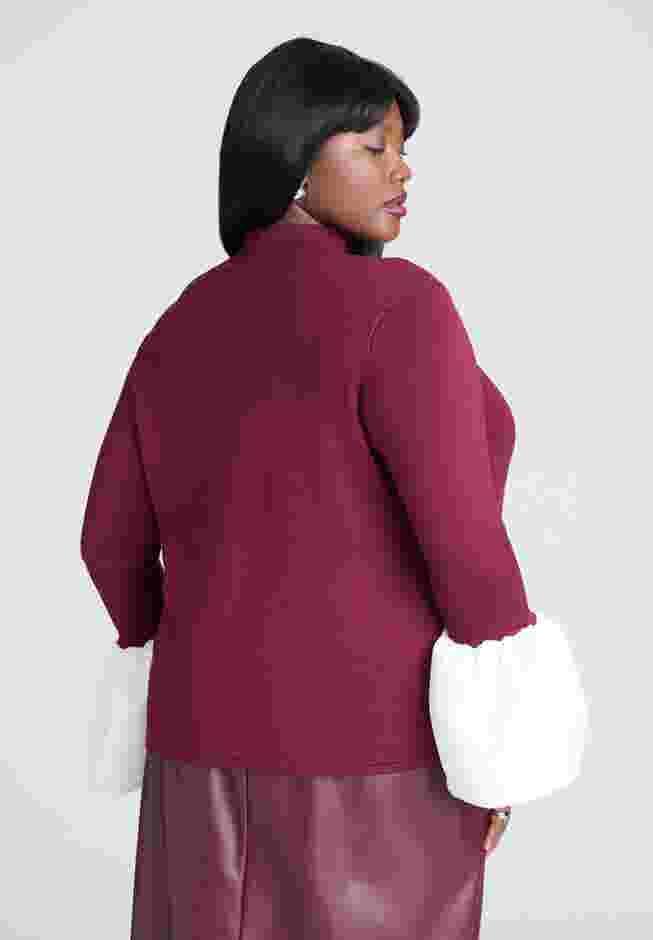 Bell Sleeve Sweater With Keyhole image number 1