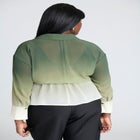 Ombre Wrap Button Down Top image number null