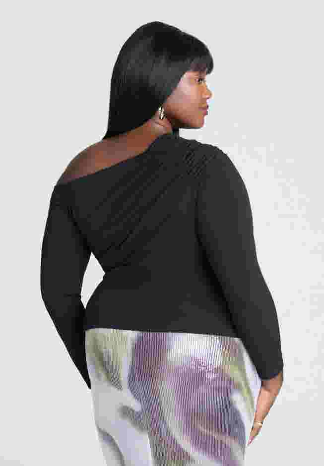 Shoulder-Twist Drape Top image number 1