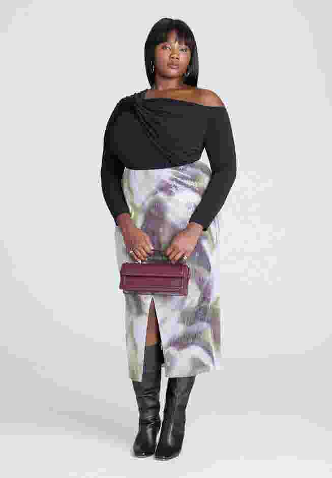 Shoulder-Twist Drape Top image number 2