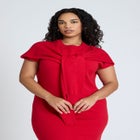 Sleeve Detail Sweater Dress image number null