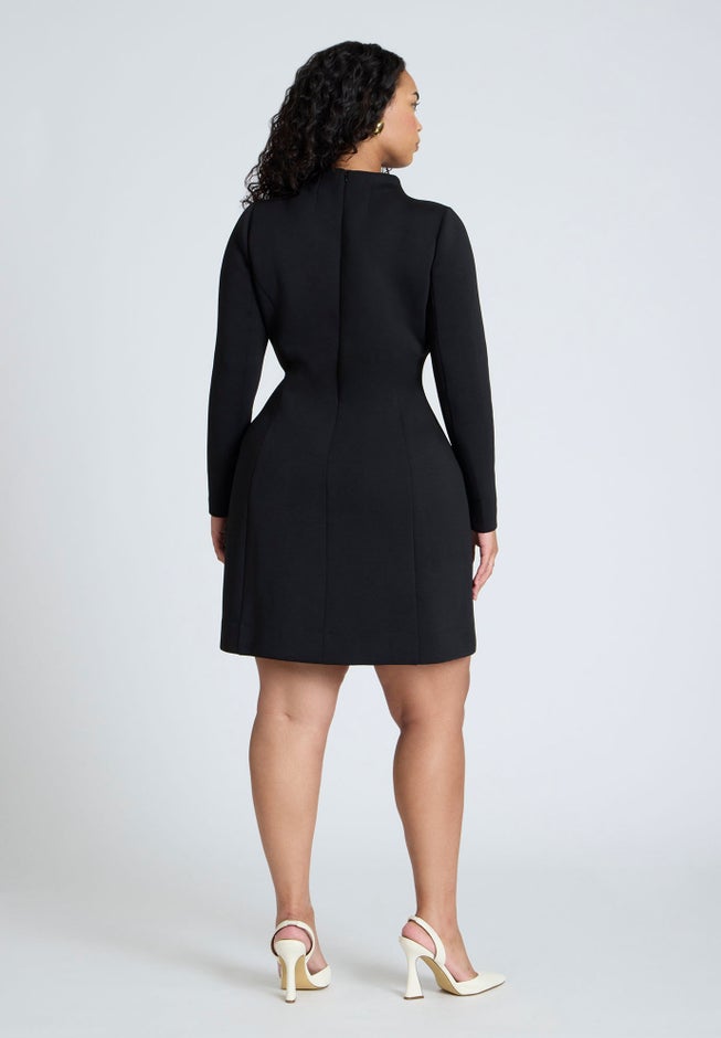Mock Neck Mini Dress image number 1