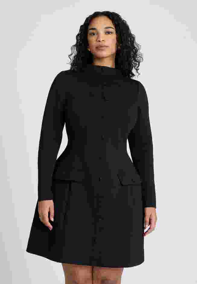 Mock Neck Mini Dress image number 2