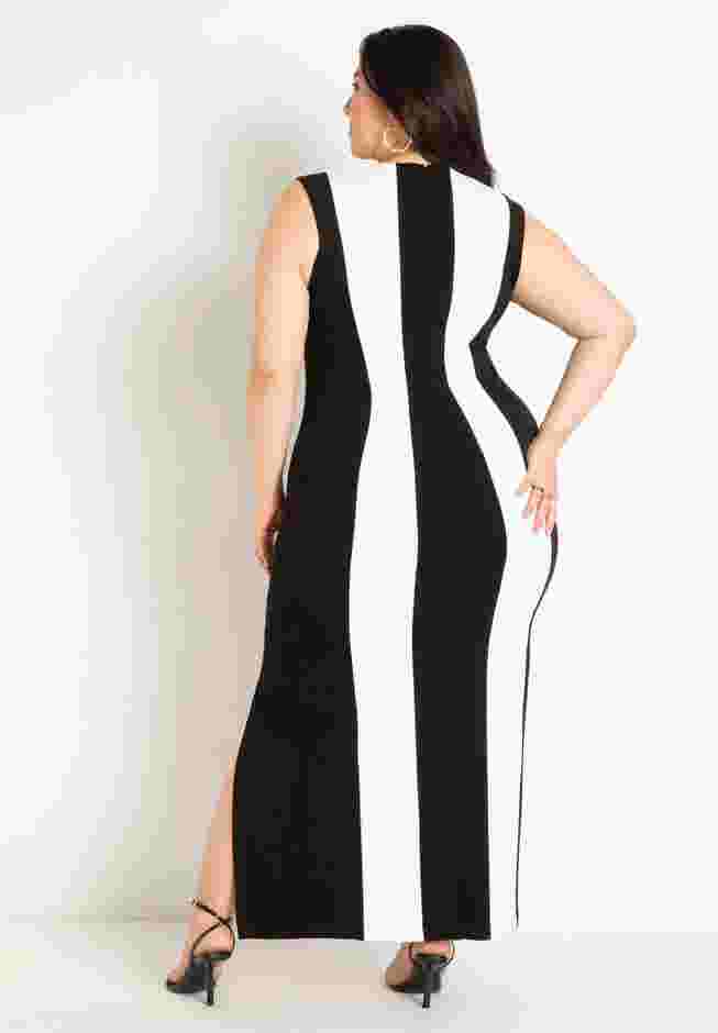 Striped Knit Maxi Dress image number 2