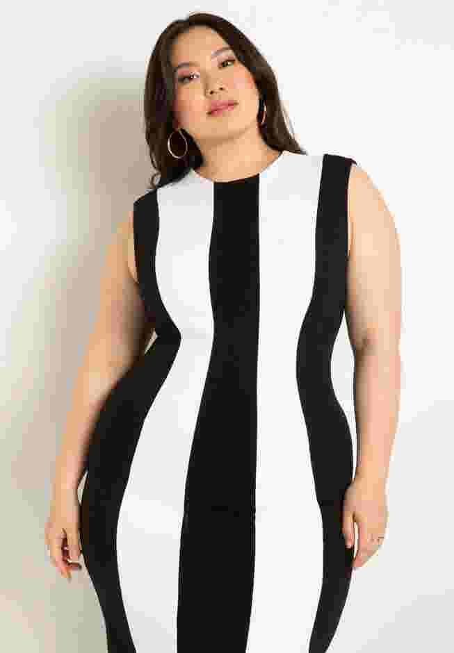 Striped Knit Maxi Dress image number 3