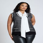 Twofer Sweater Vest image number null