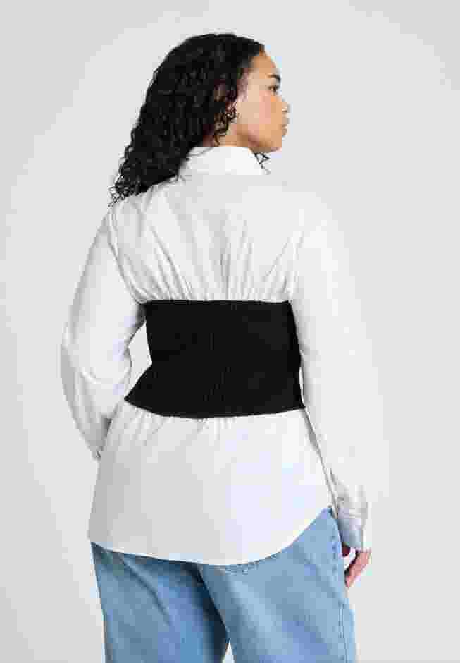 Sweater Tube Twofer Top image number 1