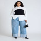 Sweater Tube Twofer Top image number null