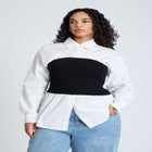 Sweater Tube Twofer Top image number null