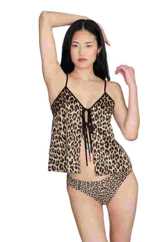 The String Tie Tank – Recycled Satin image number 1