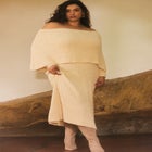 Off The Shoulder Maxi Sweater Dress image number null