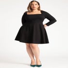 Square Neck Mini Dress image number null