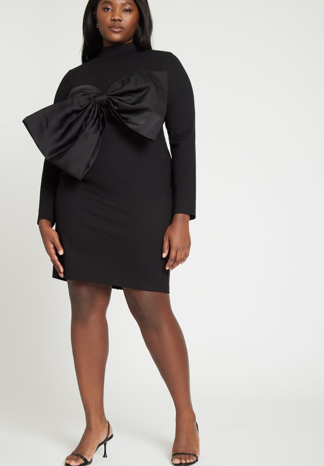 Bow Bodice Mini Dress image number 1