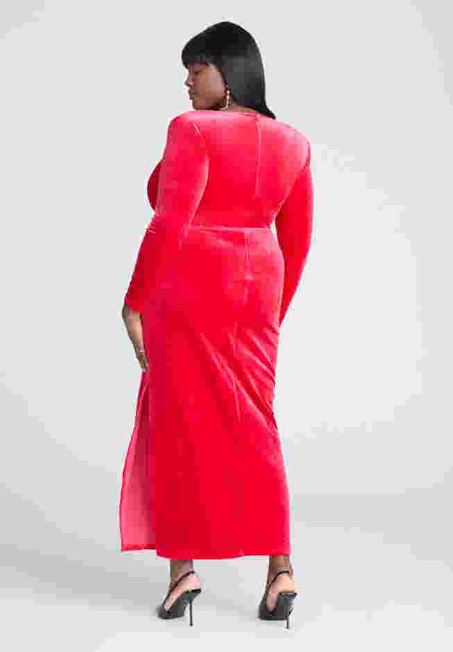 Velvet Tie Waist Gown image number 1