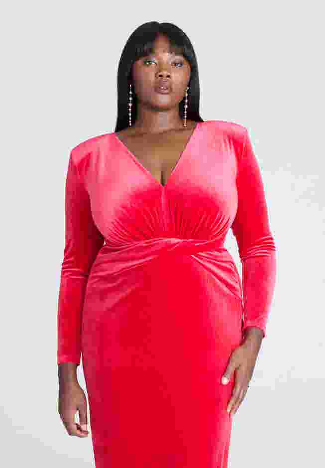 Velvet Tie Waist Gown image number 2