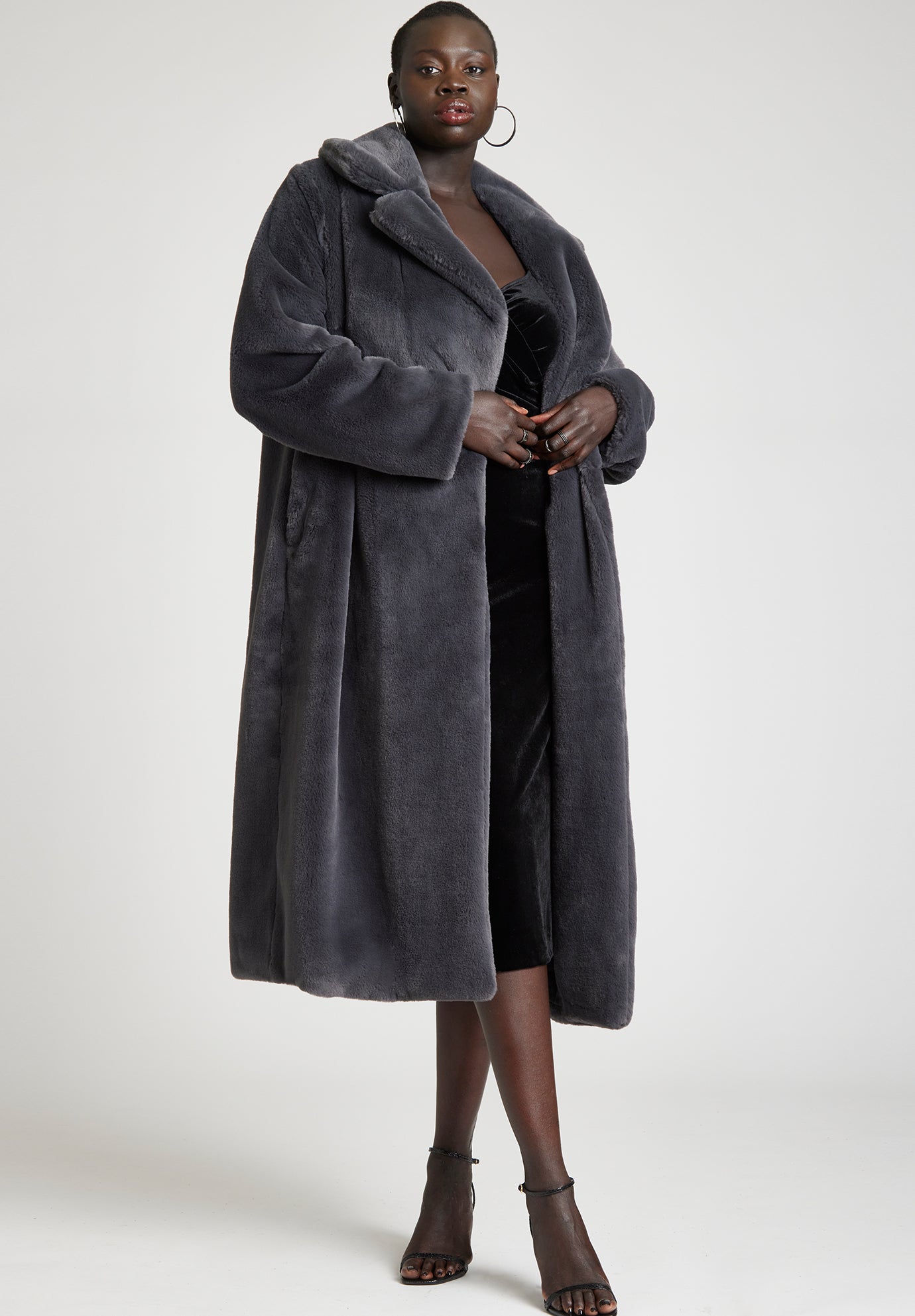 Faux Fur Long Coat image number 2