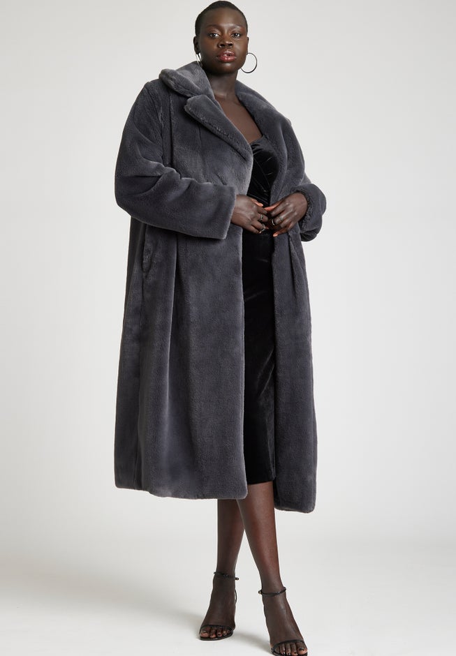 Faux Fur Long Coat image number 2