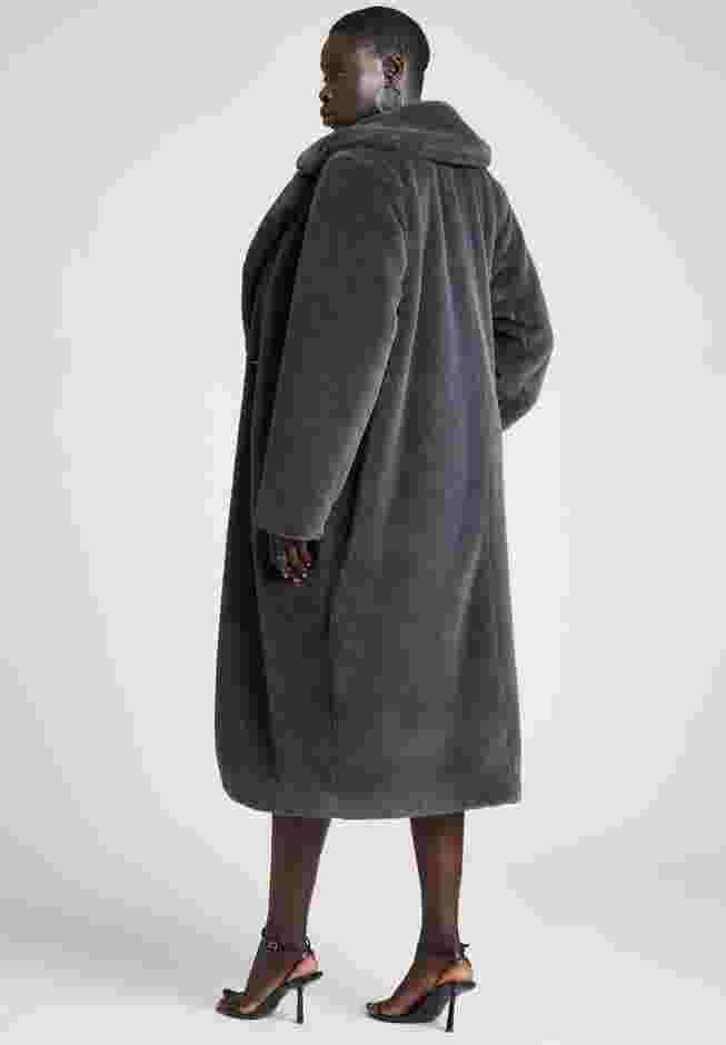 Faux Fur Long Coat image number 5