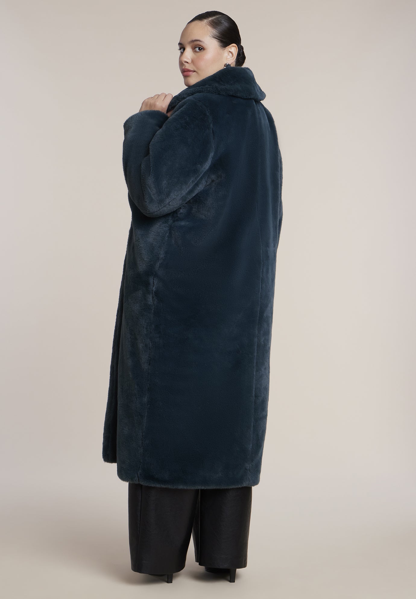 Faux Fur Long Coat image number 1