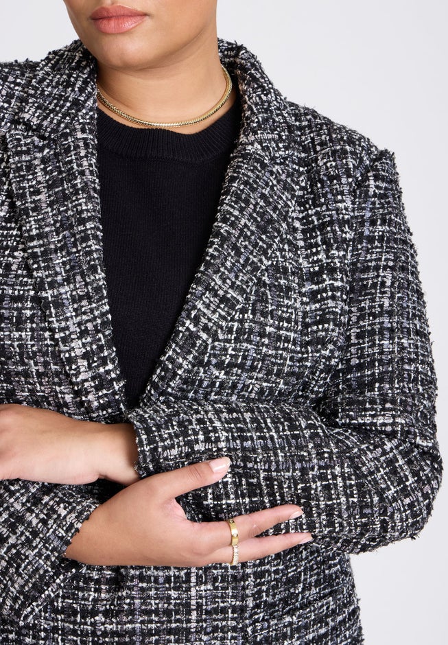 Tweed Duster Coat image number null