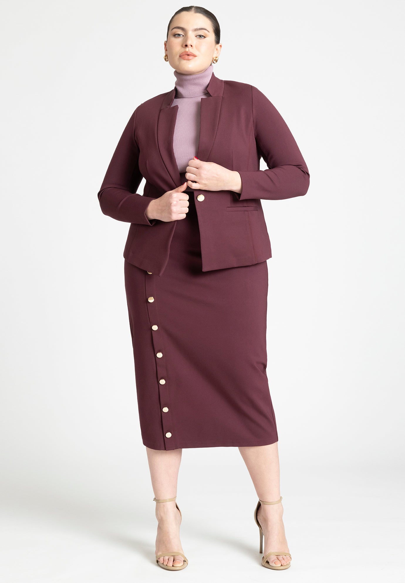 The Ultimate Stretch One Button Blazer image number 3