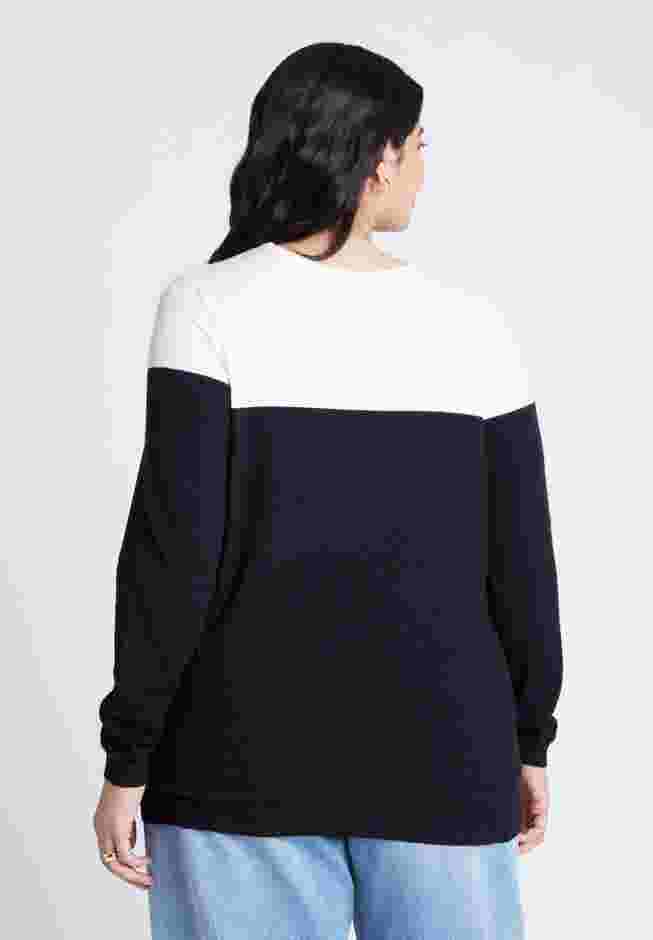 Sweetheart Colorblock Sweater image number 1