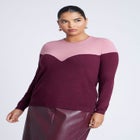Sweetheart Colorblock Sweater image number null