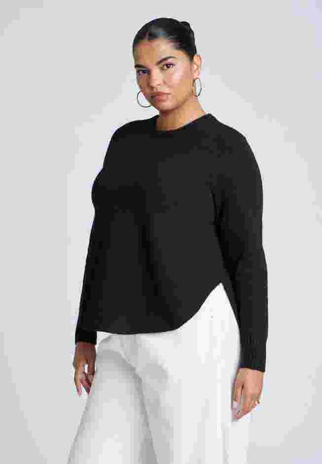 Scoop Hem Sweater image number 0