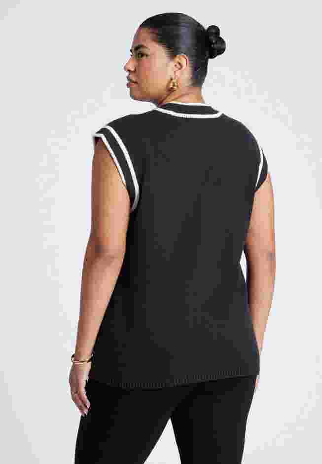 Oversized Sweater Vest image number 1