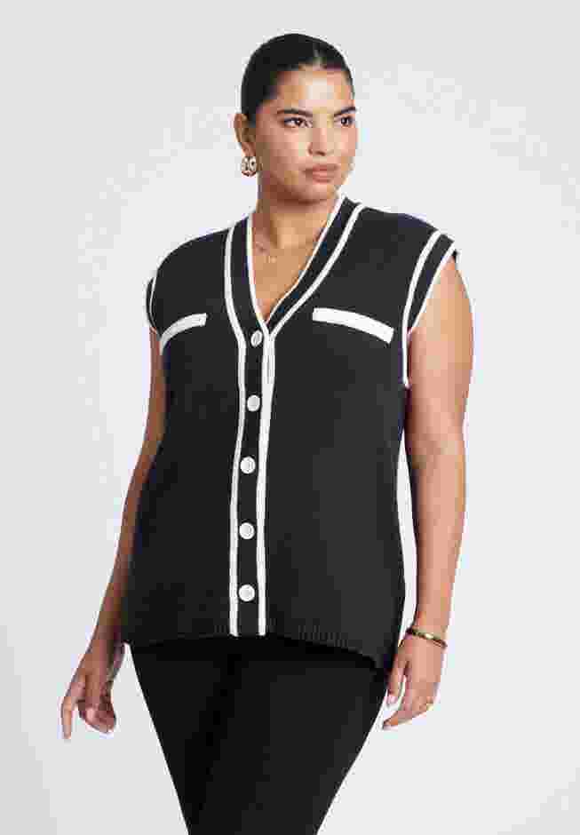 Oversized Sweater Vest image number 0