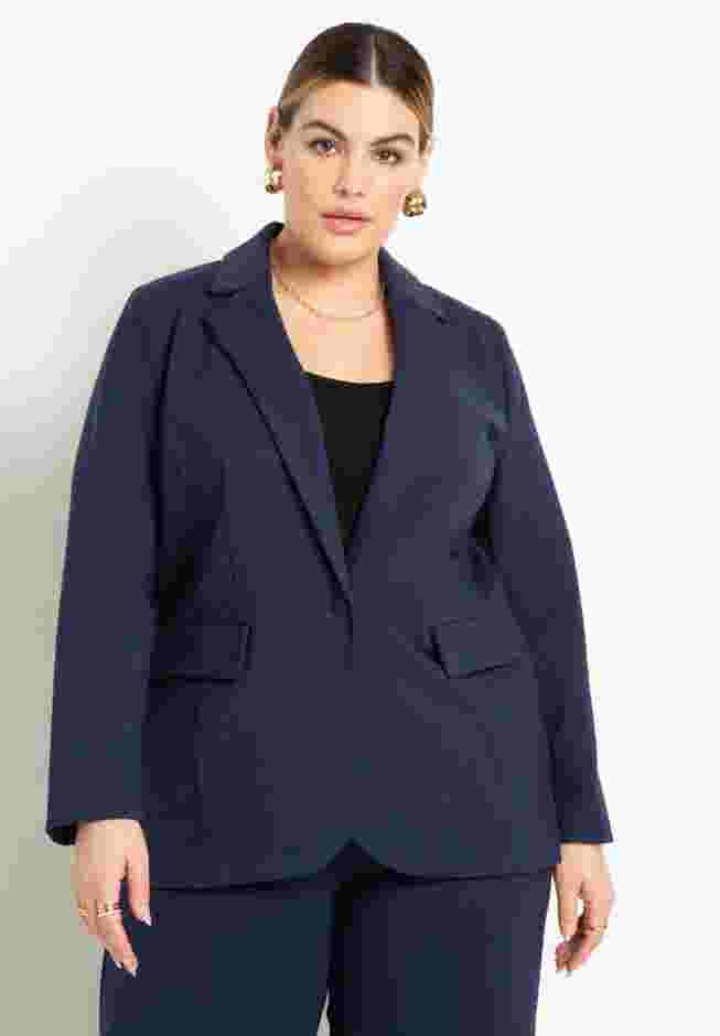 The Ultimate Stretch Long One Button Blazer image number 0