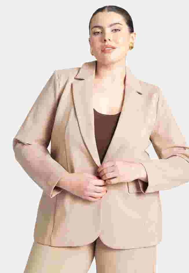 The Ultimate Stretch Long One Button Blazer image number 0