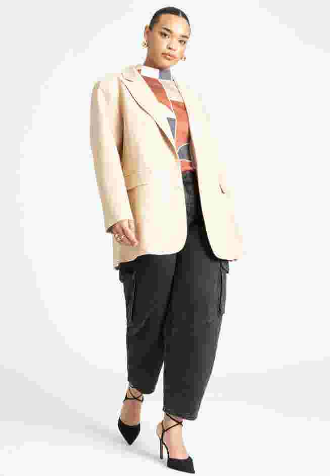 Oversized Single Breasted Blazer image number 2