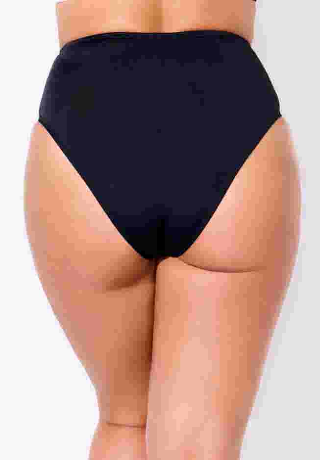 High Waist Color Block Swim Brief image number 1