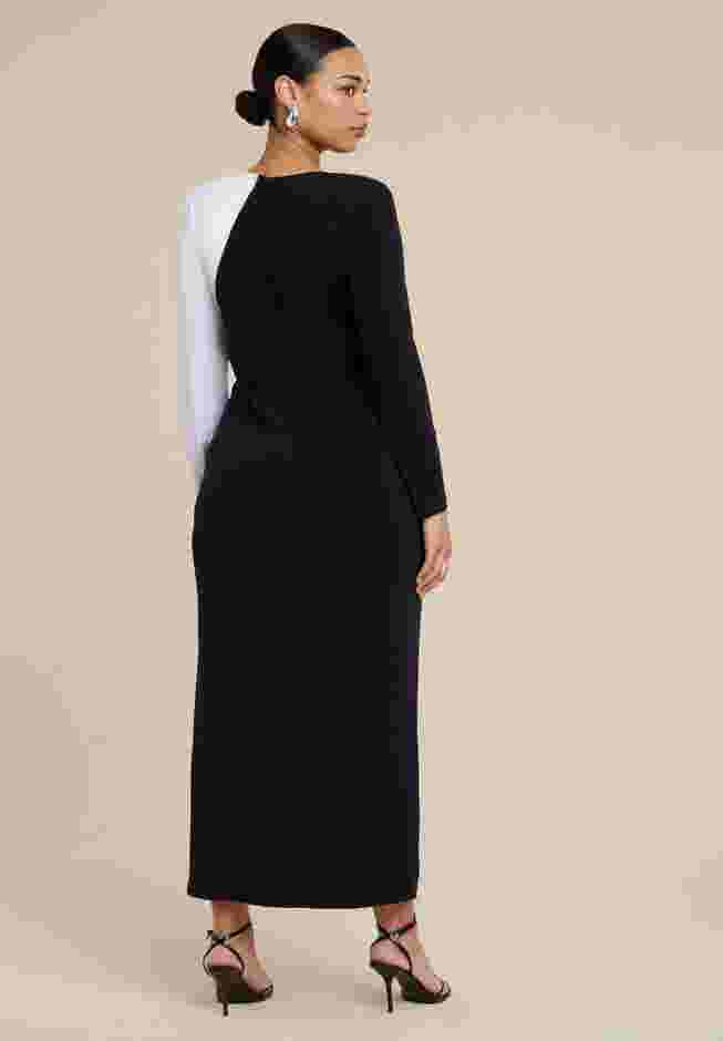 Colorblock Embellished Maxi Dress image number 3