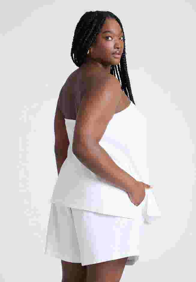 Linen Column Tube Top image number 1