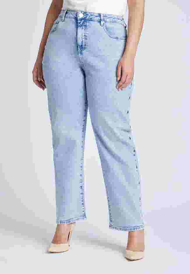 Straight Leg Jean With Studs image number 1