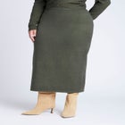 Sweater Column Skirt image number null